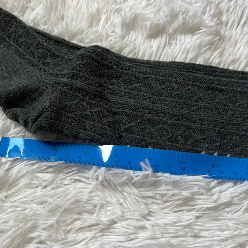 Knitted Over the Knee Socks - off white